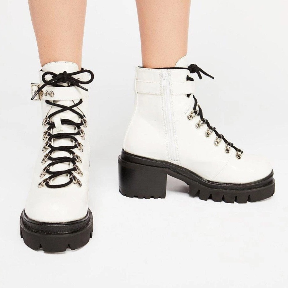 Jeffrey Campbell Czech Platform Combat Boot